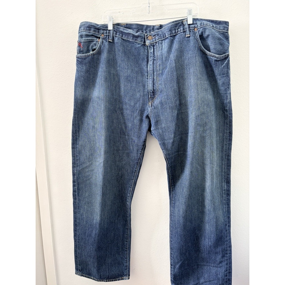 Polo Ralph Lauren Classic Fit Mens Jeans 46x30 Blue Denim 100% Cotton